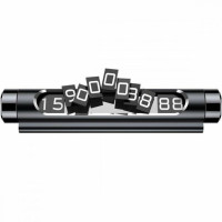 Паркувальна карта Baseus Temporary Parking Number Card Black 2