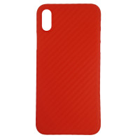 Чохол Anyland Carbon Ultra thin для iPhone X/XS Red 2