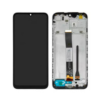 Дисплейний модуль для Xiaomi Redmi 10A, з рамкою, Original PRC, Black