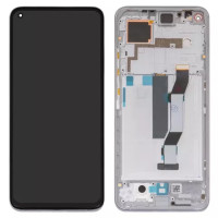 Дисплейний модуль для Xiaomi Mi 10T, Mi 10T Pro, з рамкою, Original PRC, Lunar Silve