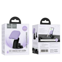 Автотримач Hoco HW18, Wireless Charging MagSafe, 15W, Purpule 4