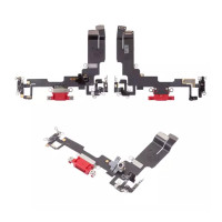 Шлейф для iPhone 14, з роз'ємом зарядки та мікрофоном, Original PRC, Red