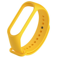 Ремінець для фітнес браслету Mi Band 5/6 (Silicone) Yellow