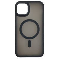 Чохол Stiff Cover Colorful Matte with Magsafe iPhone 14 Black