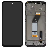 Дисплейний модуль для Xiaomi Redmi 10 (2021), з рамкою, High Copy, Black
