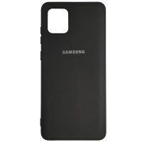 Чехол Silicone Case for Samsung Note 10 Lite Black (18)