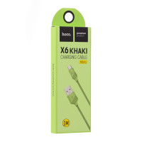Кабель Hoco X6 Khaki Micro