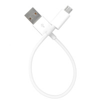 Кабель Powerbank Cable, Micro, 0.25m, 2.4A, White 1