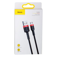 Кабель Baseus Cafule Cable, Micro, 2.4A, 2m, Gray-Black 2