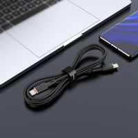 Кабель Acefast C2-03, Type-C to Type-C, 1.2m, 60W Max, Black 3
