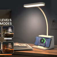 Настільна лампа SD-873W5 LED Flexible, Wireless Charge, White 6