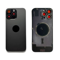 Задня кришка для iPhone 16 Pro Max, із склом камери, Original PRC, Black Titanium