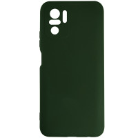 Чохол Silicone Case for Xiaomi Redmi Note 10 Dark Green