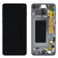 Дисплейний модуль Samsung G973 Galaxy S10, з рамкою, Original PRC, Black