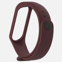 Ремінець для фітнес браслету Mi Band 5/6/7 Silicone, Bordo 1