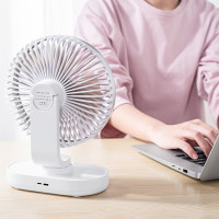 Настільний безпровідний вентилятор GXQC D77, Silver 3