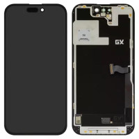 Дисплейний модуль для iPhone 14 Pro, OLED, GX OEM hard, Black