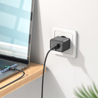Мережевий зарядний пристрій Hoco CS11A, Cable Type-C, Black 5