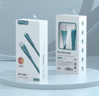 Кабель Konfulon DC46, Micro, 1m, 2.4A, White 1