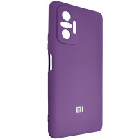 Чохол Silicone Case for Xiaomi Redmi Note 10 Pro Light Violet (41)