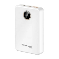 Універсальна мобільна батарея Konfulon M18W, QC 3.0+PD, Magnetic Wireless Charge 15W, 10000mAh White