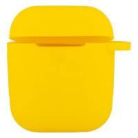Silicone Case for AirPods With Lock Yellow