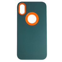 Чохол Silicone Hole Case iPhone XR Green