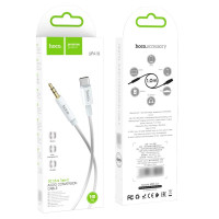 Кабель AUX Hoco UPA19, Type-C to Jack 3.5 mm, 1m, Gray 4