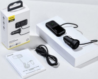 FM-модулятор Baseus T Shaped S-16 wireless MP3 car charger  Black 6