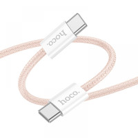Кабель Hoco X104 Source Type-C to Type-C, 2m 60W Pink