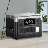 Портативна зарядна станція P1000E PLUS, 1800W, 1024Wh LiFePO4, Black 1