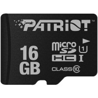 Карта пам'яті Patriot LX Series, 16Gb, micro SDHC UHS-1, class 10