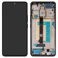 Дисплейний модуль для Xiaomi Poco F6, з рамкою, Original PRC, Black