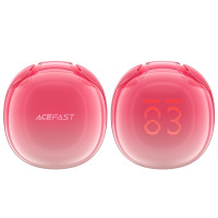 Безпровідна гарнітура Acefast T9 Crystal Air, Pomelo Red 5
