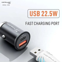 Автомобільний зарядний пристрій Konfulon C80Q, QC 3.0 22.5W, PD 30W, Black 1
