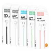 Кабель Hoco X104 Source, Type-C to Type-C, 2m, 60W, White 1