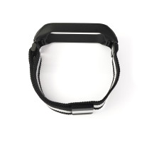 Ремінець для фітнес браслету Mi Band 5/6 Milanese Black/Silver 2