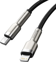 Кабель Baseus Cafule Metal Data Cable, Type-C to Lightning, PD 20W, 2m, Black 1
