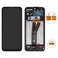 Дисплейний модуль для Samsung A146B Galaxy A14 5G, SM-A146B A14 5G V04, з рамкою, High Copy, 48 pin