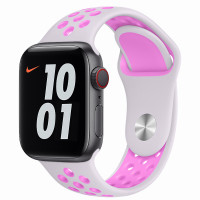 Ремінець для Watch Series 42/44/45/49 mm Nike Sport Band White/Pink 1