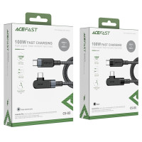 Кабель Acefast C5-03, Type-C to Type-C, 2m, 100W, 5A, Black 3