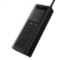 Автомобільний інвертор Baseus In-car Inverter 150W (220V CN/EU) Black 1