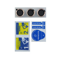 Чохол Defense Case Camera Stand with Camera Glass для iPhone 15 Plus, Sand Pink 2