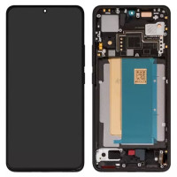 Дисплейний модуль для Xiaomi Poco F6 Pro, з рамкою, Original PRC, Black