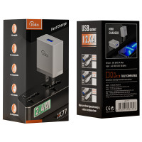 Мережевий зарядний пристрій Joko JK77, Cable Lightning, 2.4A, White 3