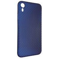 Чохол Anyland Carbon Ultra thin для Apple iPhone XR Blue