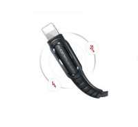 Кабель Konfulon DC02C, Lightning, 2m, 2A, Black 1