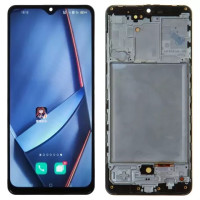 Дисплейний модуль для Samsung A315 Galaxy A31, з рамкою, High Copy, Small OLED, Black