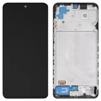 Дисплейний модуль для Xiaomi Poco M5s, Redmi Note 10, з рамкою, Original PRC, Black
