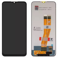 Дисплейний модуль для Samsung A025F/DS Galaxy A02s, FLYCDI, з жовтим шлейфом, Black